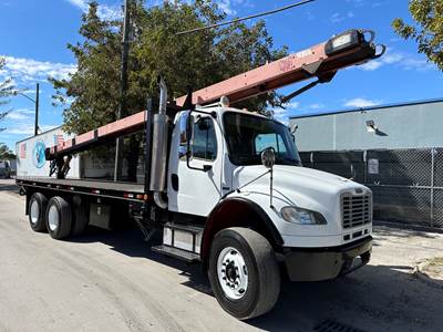 2006 Freightliner M2 Flatbed Cleasby Conveyors Roofing Truck
