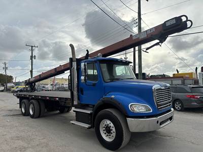2013 Freightliner M2 Flatbed Cleasby Conveyors Truck