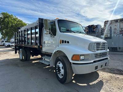 2003 Sterling Acterra Stellar 10621 Crane Flatbed Truck