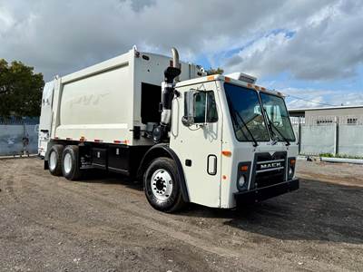 2014 Mack LEU613 Heil 27 Yards Rear Loader Garbage Truck