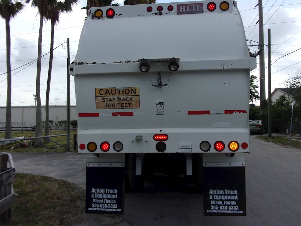 2009 Mack LE613 Heil 33 Yards Side Loader Refuse Garbage Truck For Sale