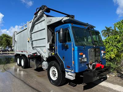 2016 Peterbilt 320 CNG E-Z Pack Hercules Front Loader Garbage Truck