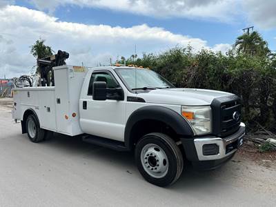 2016 Ford F-550 Utility Service Truck with Crane