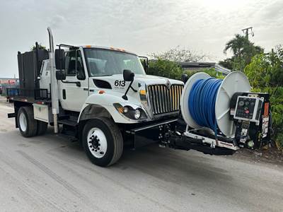 2012 International 7400 SEWER EQUIPMENT CO. OF AMERICA Jetter Truck