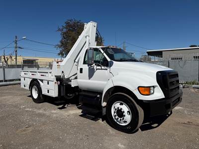 2007 Ford F-750 Auto Crane A72 Knuckleboom Utility Truck