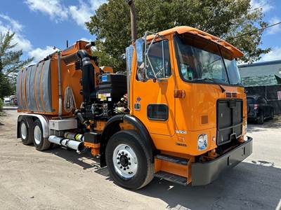 2008 Autocar WX Aquatech B-10 Hi-Vac Vacuum Jetter Combo Truck