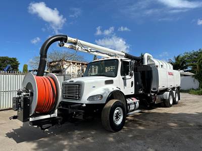 2009 Freightliner M2 Vacall Vacuum Jetter Combo Truck
