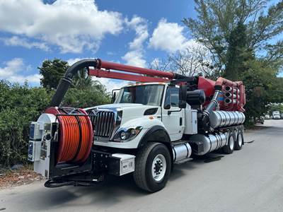 2015 International 7400 Vactor Plus Vacuum Jetter Combo Truck