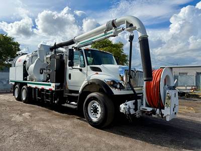 2012 International 7400 Vac-con Combination Sewer Cleaner Truck