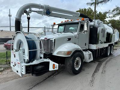 2008 Peterbilt 340 Vac-con Vacuum Jetter Combo Truck
