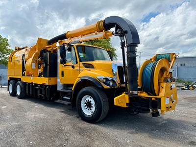 2009 International 7500 Vac-con Combination Sewer Cleaner Truck