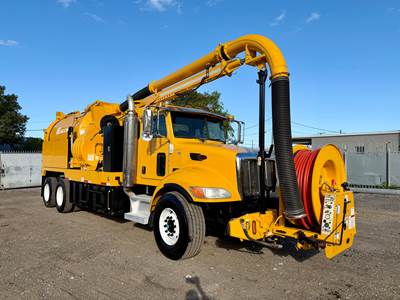 2009 Peterbilt 340 Vac-Con Combination Sewer Truck