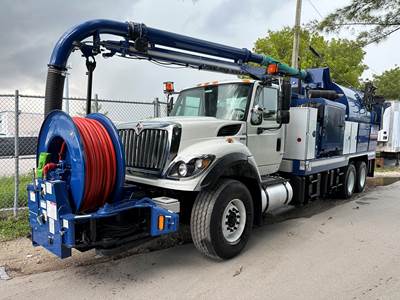2015 International 7500 VAC-CON Omnibus VACUUM JETTER COMBO Truck