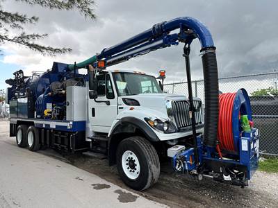 2015 International 7500 VAC-CON Omnibus VACUUM JETTER COMBO Truck