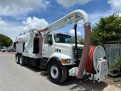 2003 Sterling L9500 Vac-Con Vacuum Jetter Combo Truck