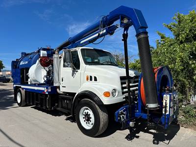 2003 Sterling L7500 Vac-Con Vacuum Jetter Combo Truck