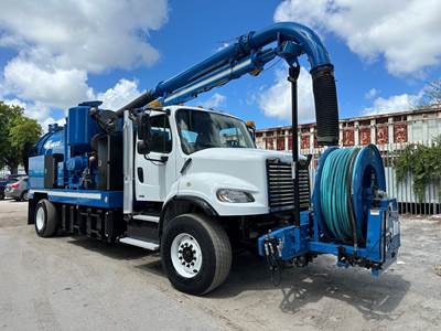 2011 Freightliner M2 Vac-Con Vacuum Jetter Combo Truck
