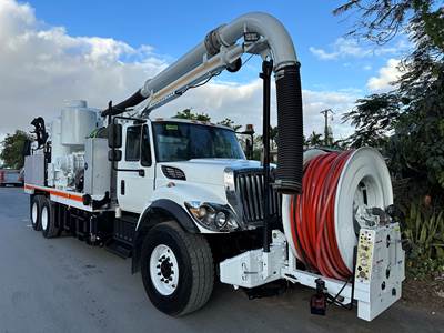 2016 International 7400 Vac-con Vacuum Jetter Combo Truck