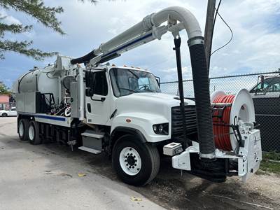 2015 Freightliner 114SD Vac-con Hi-Dump Vacuum Jetter Combo Truck