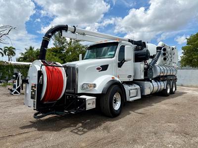 2020 Peterbilt 567 Vactor 2100i Combination Sewer Cleaner Truck