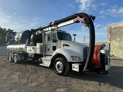 2015 Kenworth T4 Vactor Plus Combination Sewer Truck