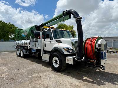 2018 International 7500 Vactor Plus Combination Sewer Cleaner Truck