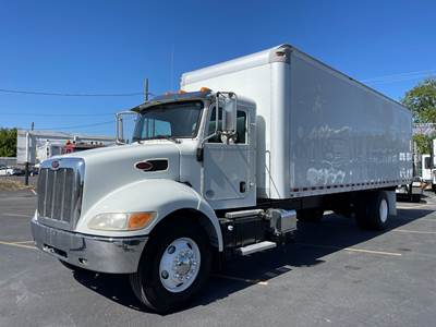 2016 Peterbilt 330 Single Axle, Box Truck, 26' Box Length, E-Track rows, Translucent roof, Doc height.