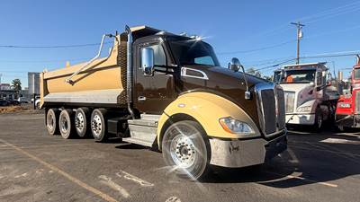 2019 Kenworth T680 Quad Axle Dump Truck - NEW 20' Dump Body - Lift Axles Tarping System with Speader, Chain Lockers, and more!