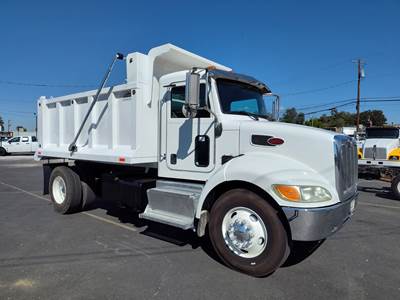 2016 Peterbilt NEW 12FT DUMP BED, UNDER CDL 26,000 G.V.W.R., AUTOMATIC.