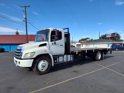 2011 Hino 338 Flatbed Truck