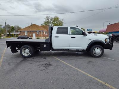 2024 RAM 5500 4X4, Crew Cab Flatbed, LOW MILES 90k, Cummins 6.7 L, Turbo,  Automatic, 350 H.P. -