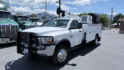 2012 Dodge Ram 5500 Mechanic / Service Truck - IMT Crane, Compressor, Welder, Outriggers