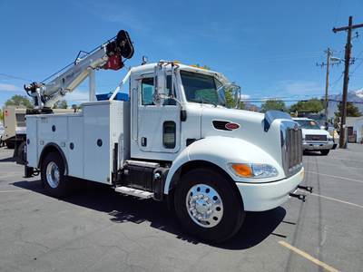 2012 Peterbilt 330 Mechanic / Service Truck - Stellar 10620 10,000 lb crane, Mechanic Body with equipment.
