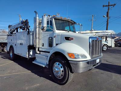 2013 PETERBILT 337 Mechanic Truck - Service Body, IMT Crane, Miller Welder, Air-Compressor, Drawer Sets, Bolt Bins & more!
