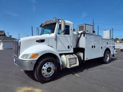 2013 PETERBILT 337 Mechanic Truck - Service Body, IMT Crane, Air-Compressor, Drawer Sets, Bolt Bins & more!