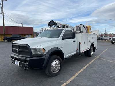 2013 RAM 5500 4x4 Mechanic / Service Truck - IMT 7500 Crane, Outriggers, Shelving Package, Compressor and more!