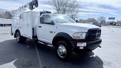 2012 RAM 5500 HD 4WD, Turbo Diesel, Mechanic / Service Truck, Crane with remote, Hydraulic Air Compressor, Welder and Outriggers