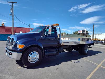 2015 Ford F-650 CENTURY Rollback Bed 2 CAR HAULER. LOW MILES 53K.