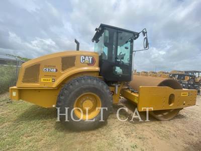 Caterpillar CS74B CAB Padfoot Roller Compactor