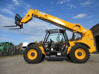 JCB 507-42 Telehandler - 7000lb Capacity, 42ft Lift Height