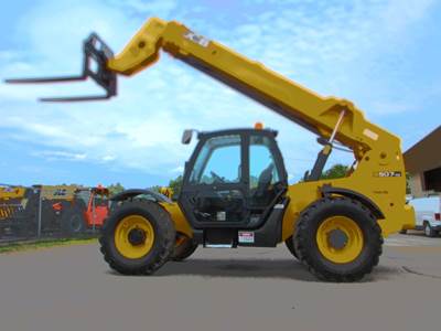 JCB 507-42 Telehandler - 7000lb Capacity, 42ft Lift Height