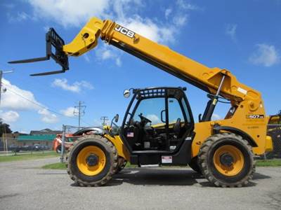 JCB 507-42 Telehandler - 7000lb Capacity, 42ft Lift Height