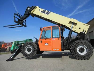 JLG G12-55A Telehandler - 12000lb Capacity, 55ft Lift Height