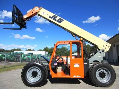JLG G6-42A Telehandler - 6000lb Capacity, 42ft Lift Height