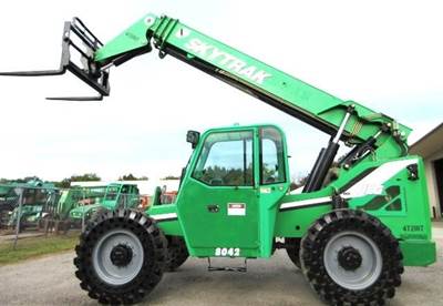 SkyTrak 8042 Telehandler - 8000lb Capacity, 42ft Lift Height