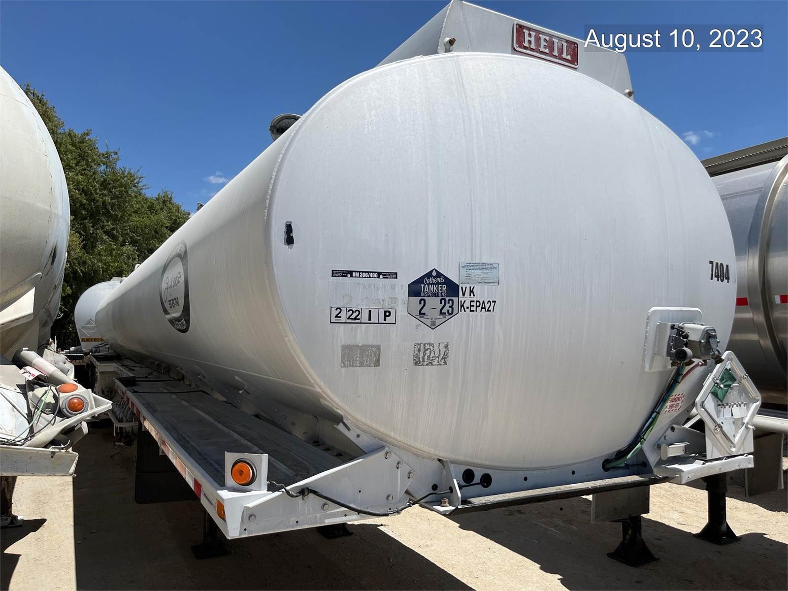 2000 Heil 9200 GAL. HENDRICKSON AIR RIDE DOT 406 Fuel Tanker Trailer