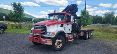 Mack Granite CV713 Crane Truck