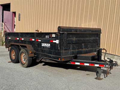 Lamar 36U FLATBED Dump Trailer