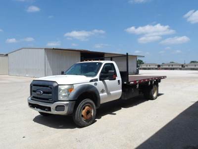 Ford F-550 Flatbed Dump Truck