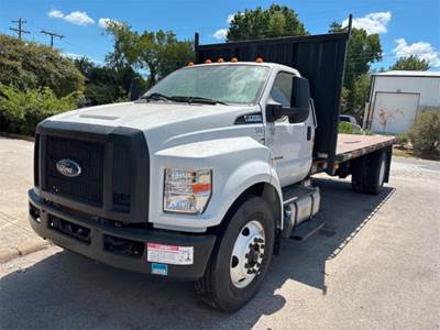 Ford F-750 Flatbed Dump Truck